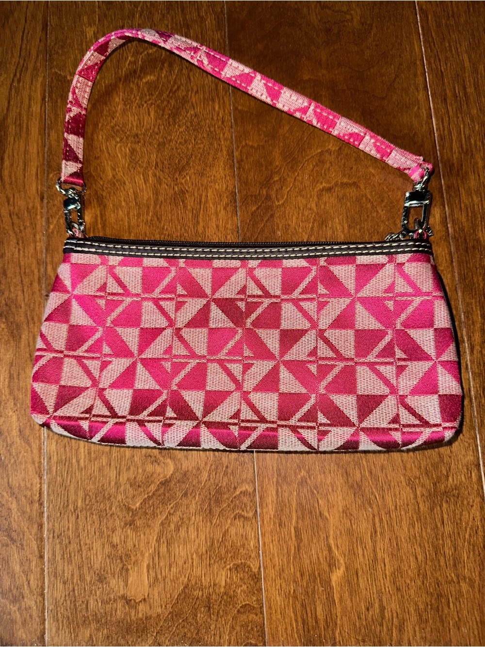 Maxx New York Pink Wristlet Bag